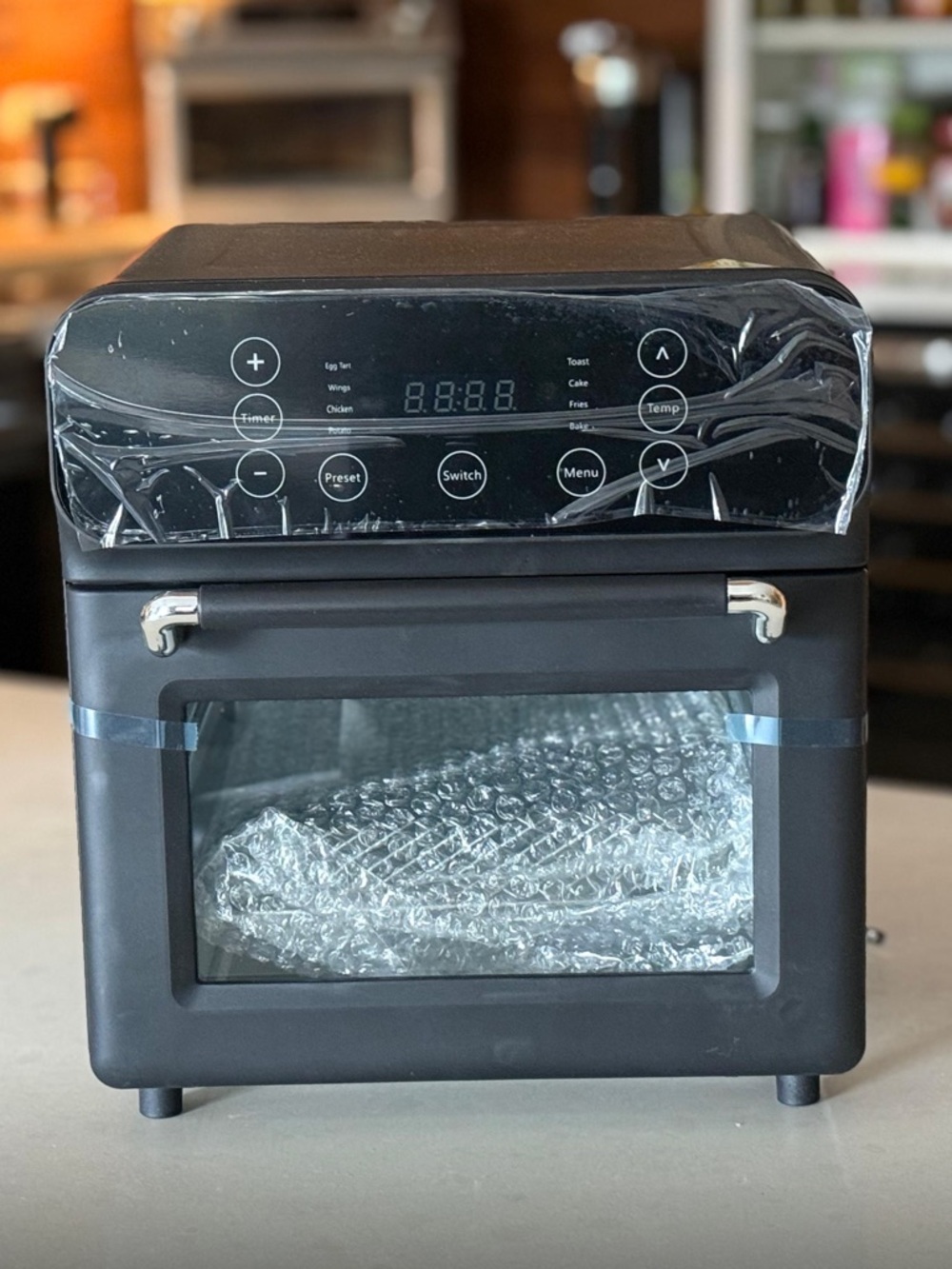 Digital Air Fryer Oven in Black